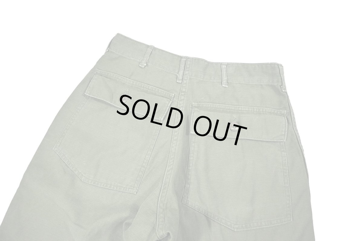 画像4: Used Us Army OG-107 Utility Trouser (4)