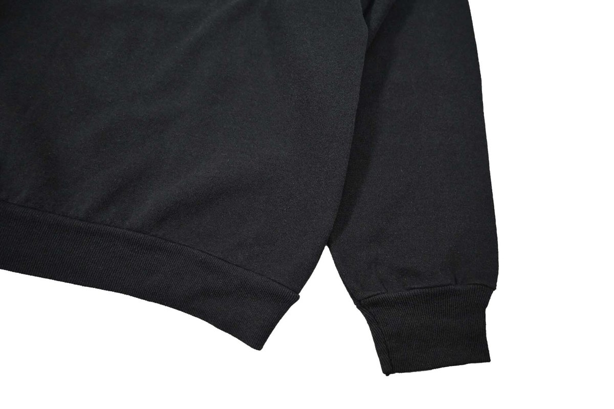 画像3: Used Tultex Raglan Sleeve Blank Sweat Shirt Black made in USA (3)