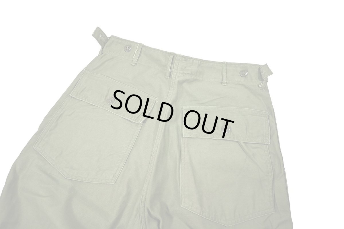 画像4: 60s Used Us Army OG-107 Utility Trouser (4)