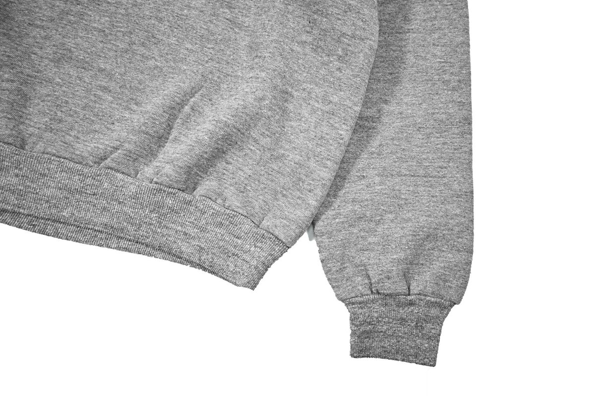 画像3: Used Jerzees by Russell Raglan Sleeve Blank Sweat Shirt Grey made in USA (3)