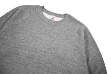 画像2: Used Jerzees Raglan Sleeve Blank Sweat Shirt Grey made in USA (2)
