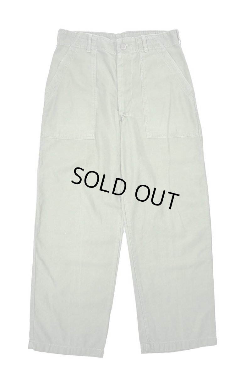 画像1: Used Us Army OG-107 Utility Trouser (1)
