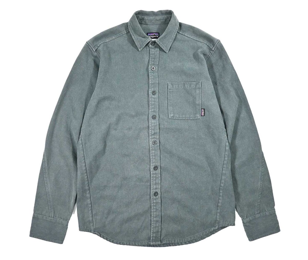画像1: Used patagonia Hemp Caballero Shirt パタゴニア (1)