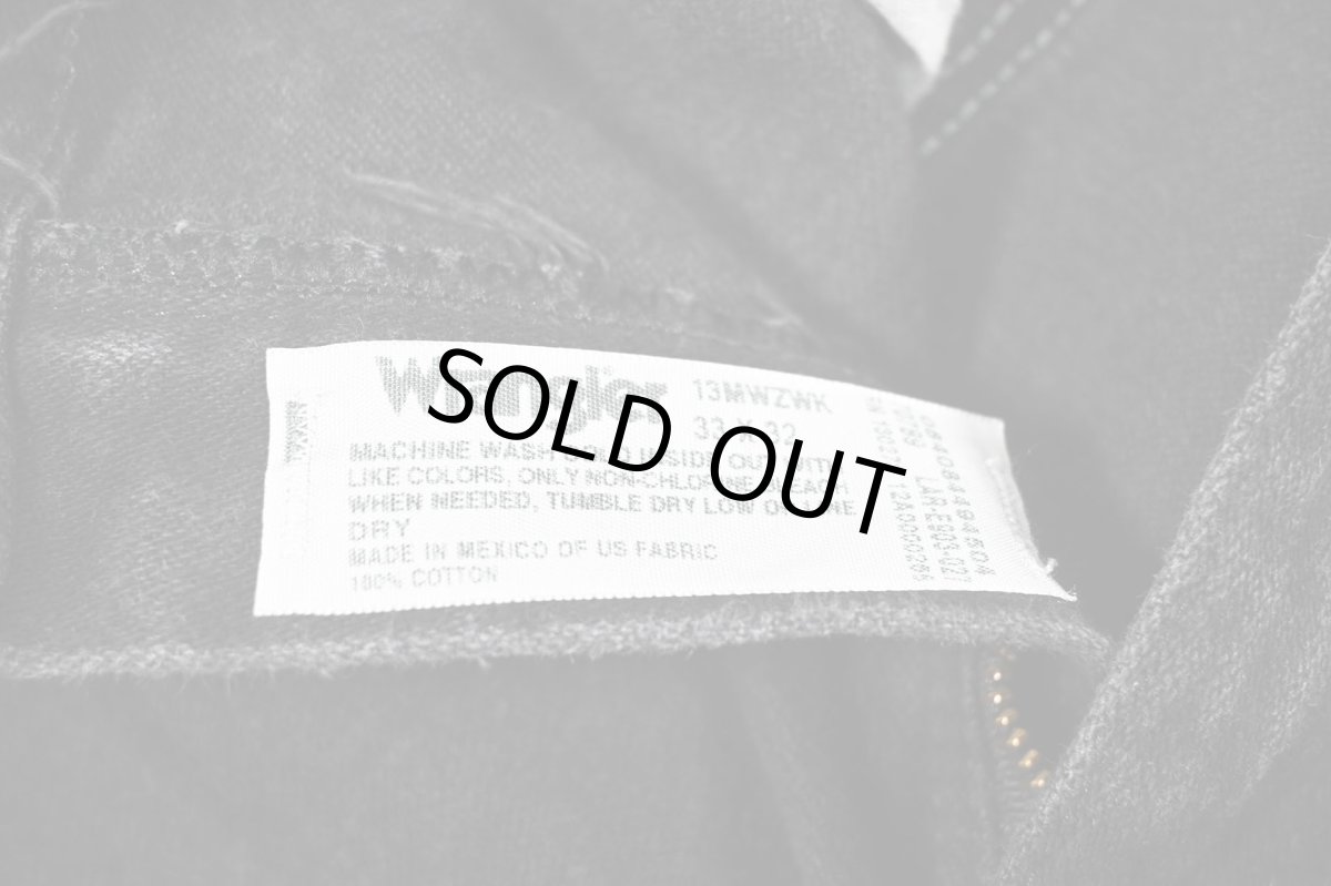 画像6: Used Wrangler 13MWZWK Denim Pants Black (6)