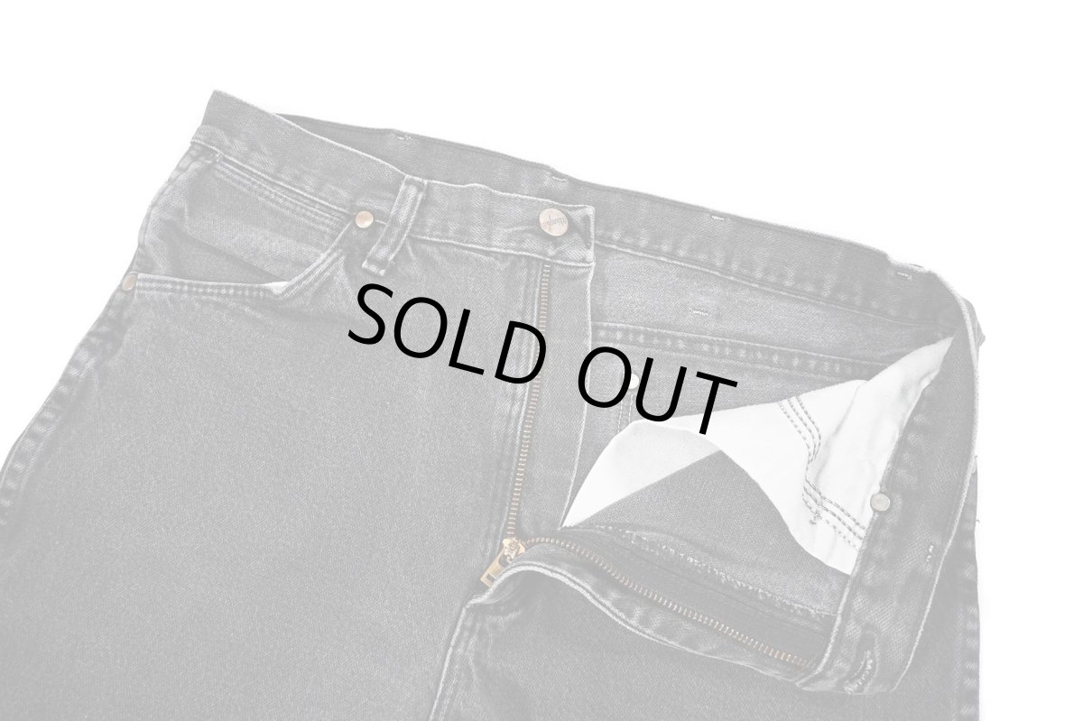 画像5: Used Wrangler 936WBK Denim Pants Black (5)