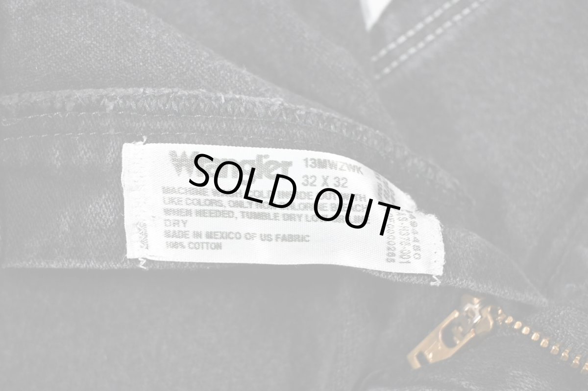 画像6: Used Wrangler 13MWZWK Denim Pants Black (6)
