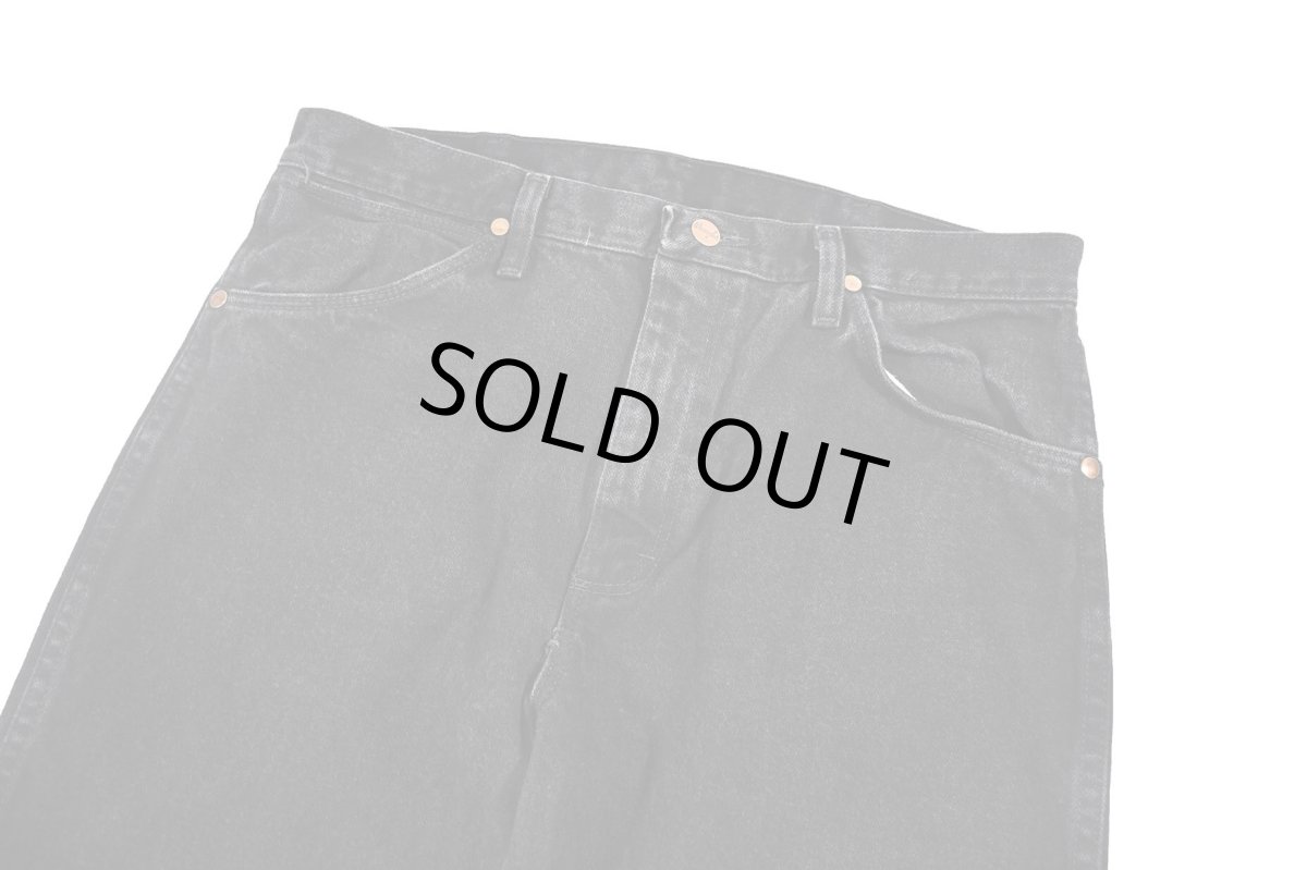 画像2: Used Wrangler 13MWZWK Denim Pants Black (2)