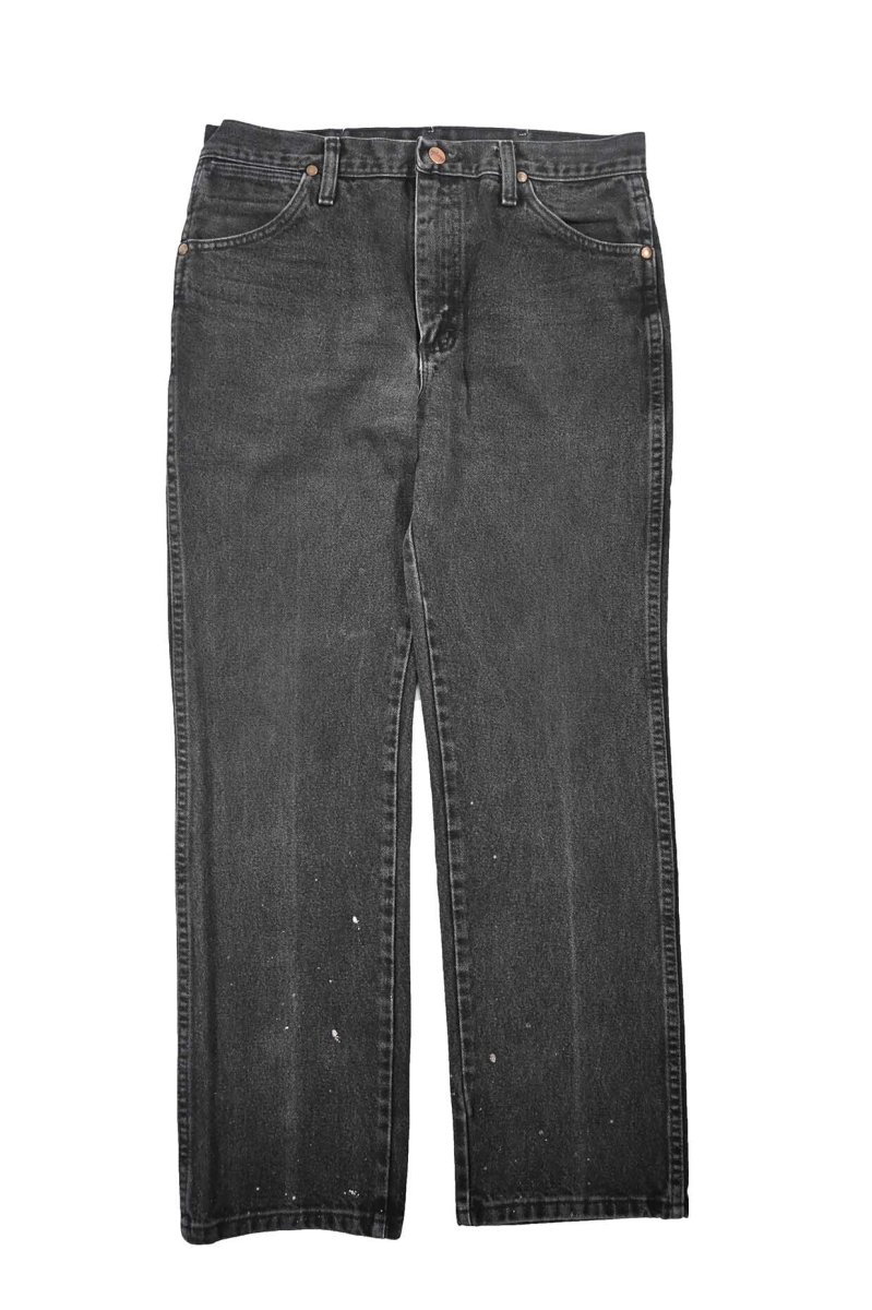 画像1: Used Wrangler 936WBK Denim Pants Black (1)