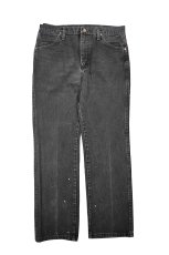 画像1: Used Wrangler 936WBK Denim Pants Black (1)
