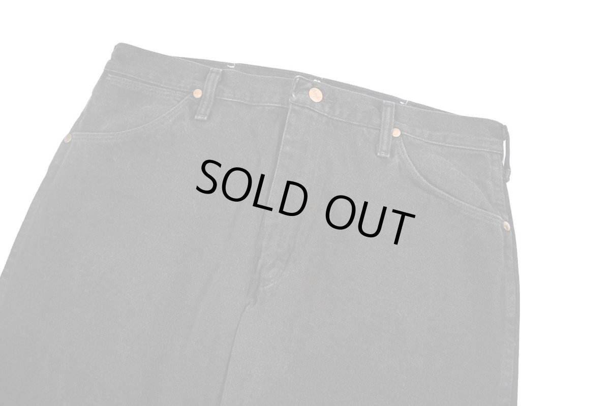 画像2: Used Wrangler 13MWZWK Denim Pants Black made in USA (2)