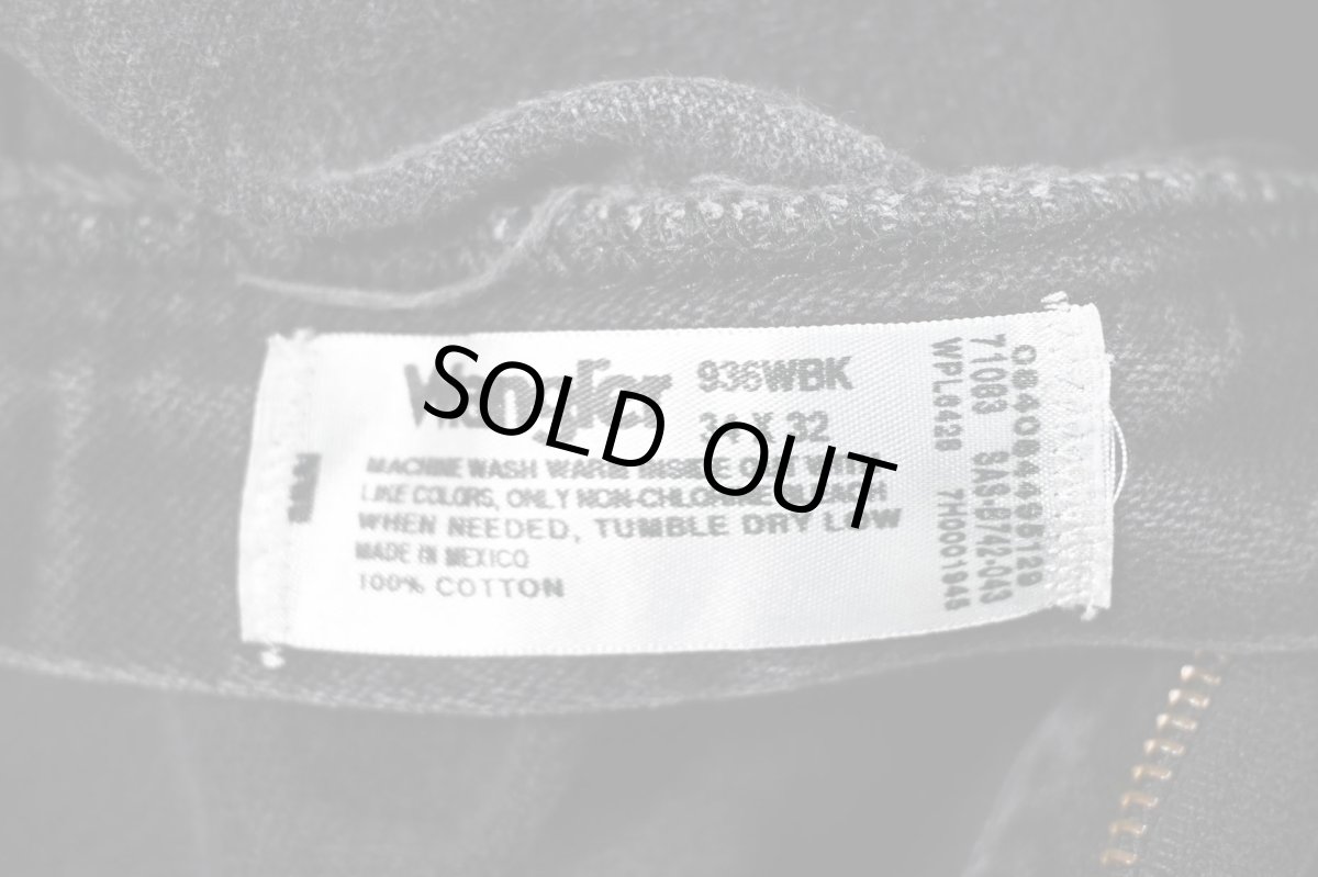 画像6: Used Wrangler 936WBK Denim Pants Black (6)