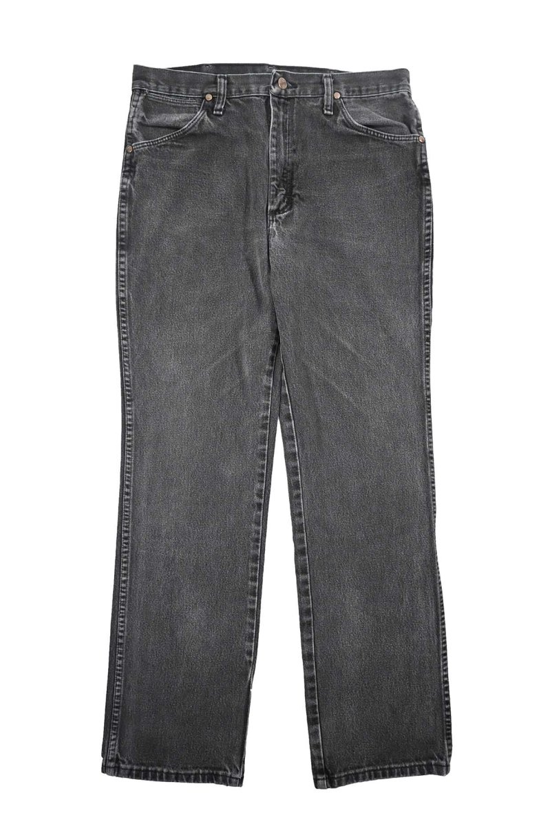 画像1: Used Wrangler 936WBK Denim Pants Black (1)
