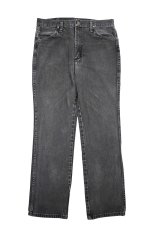 画像1: Used Wrangler 936WBK Denim Pants Black (1)