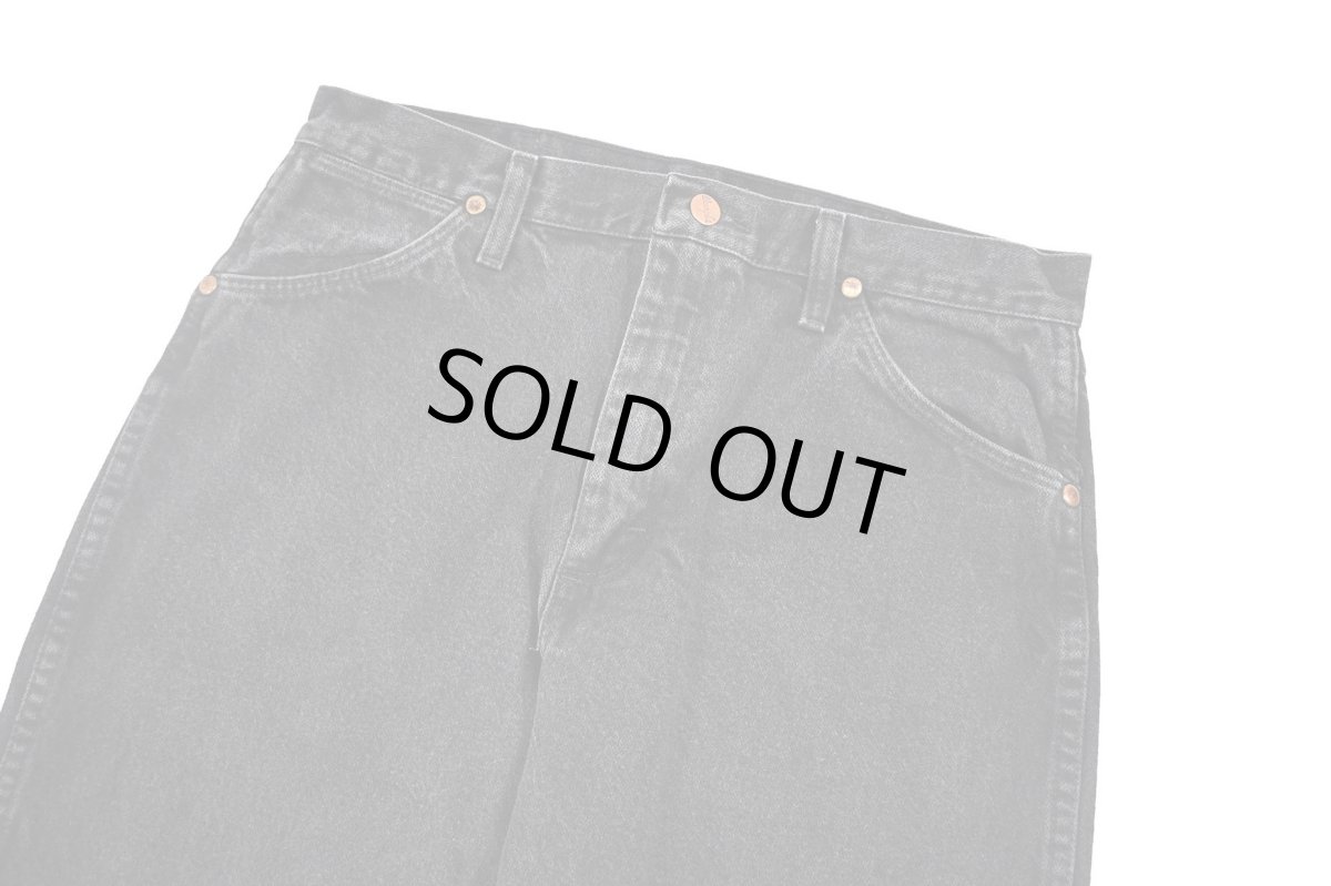 画像2: Used Wrangler 13MWZWK Denim Pants Black (2)