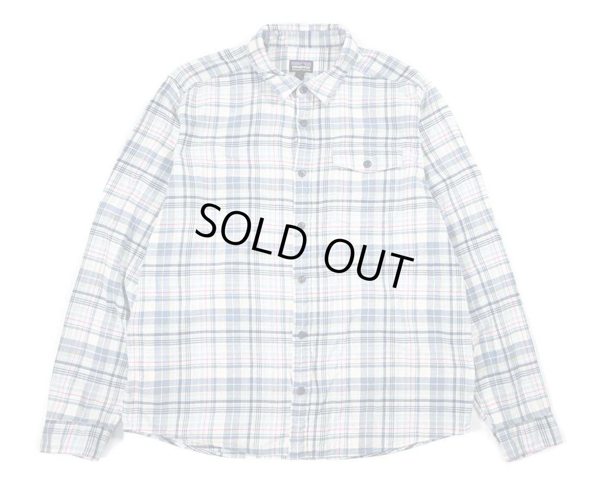 画像1: Used patagonia Lightweight Fjord Flannel Shirt パタゴニア (1)
