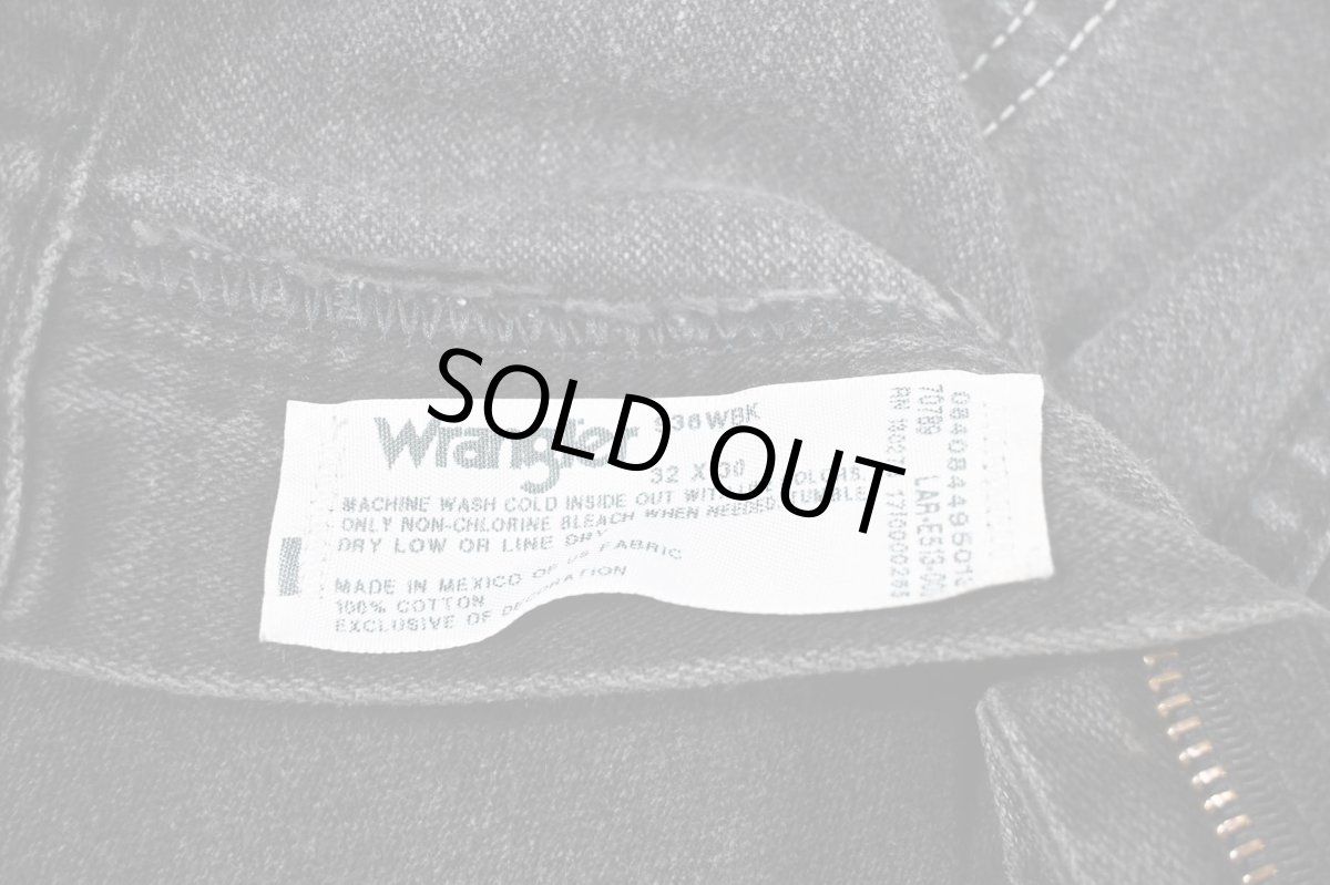 画像6: Used Wrangler 936WBK Denim Pants Black (6)