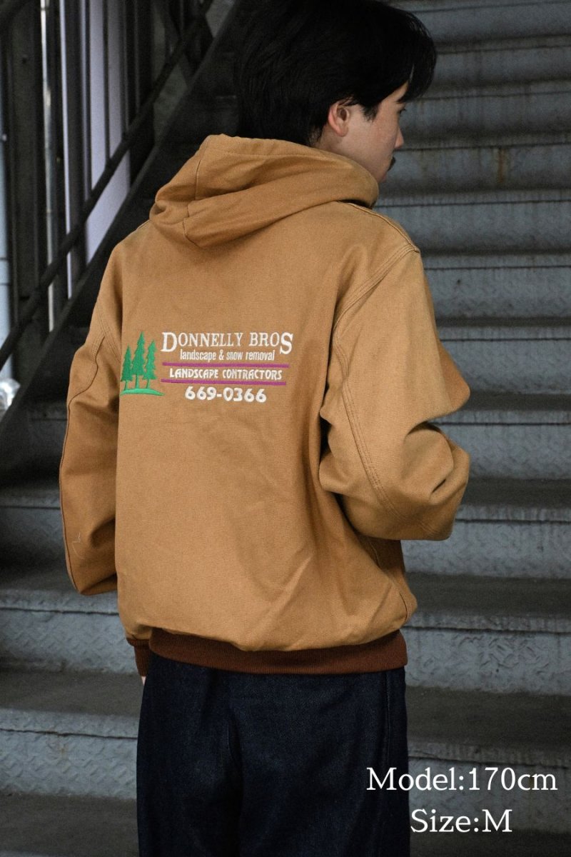 画像7: Deadstock Carhartt Duck Thermal Lined Active Jacket Brown "Donnelly Bros" made in USA (7)
