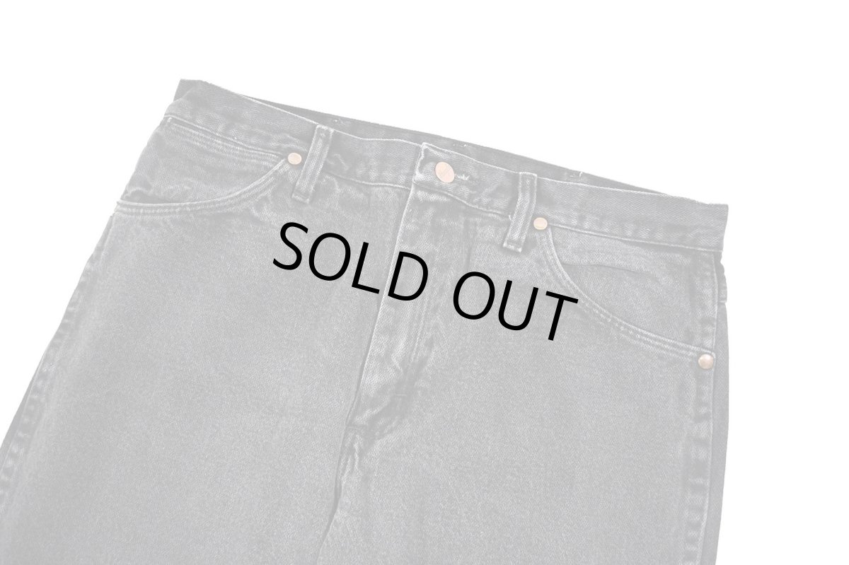 画像2: Used Wrangler 936WBK Denim Pants Black (2)