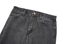 画像2: Used Wrangler 936WBK Denim Pants Black (2)