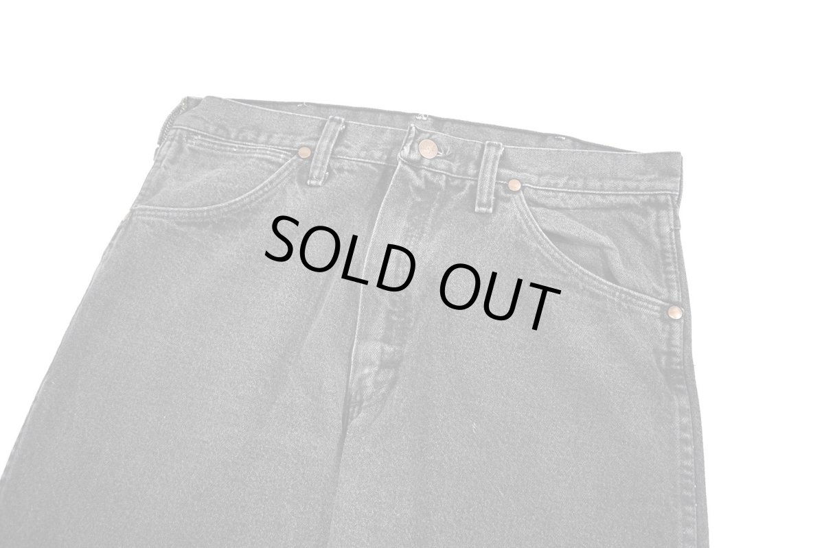 画像2: Used Wrangler 13MWZPB Denim Pants Black made in USA (2)