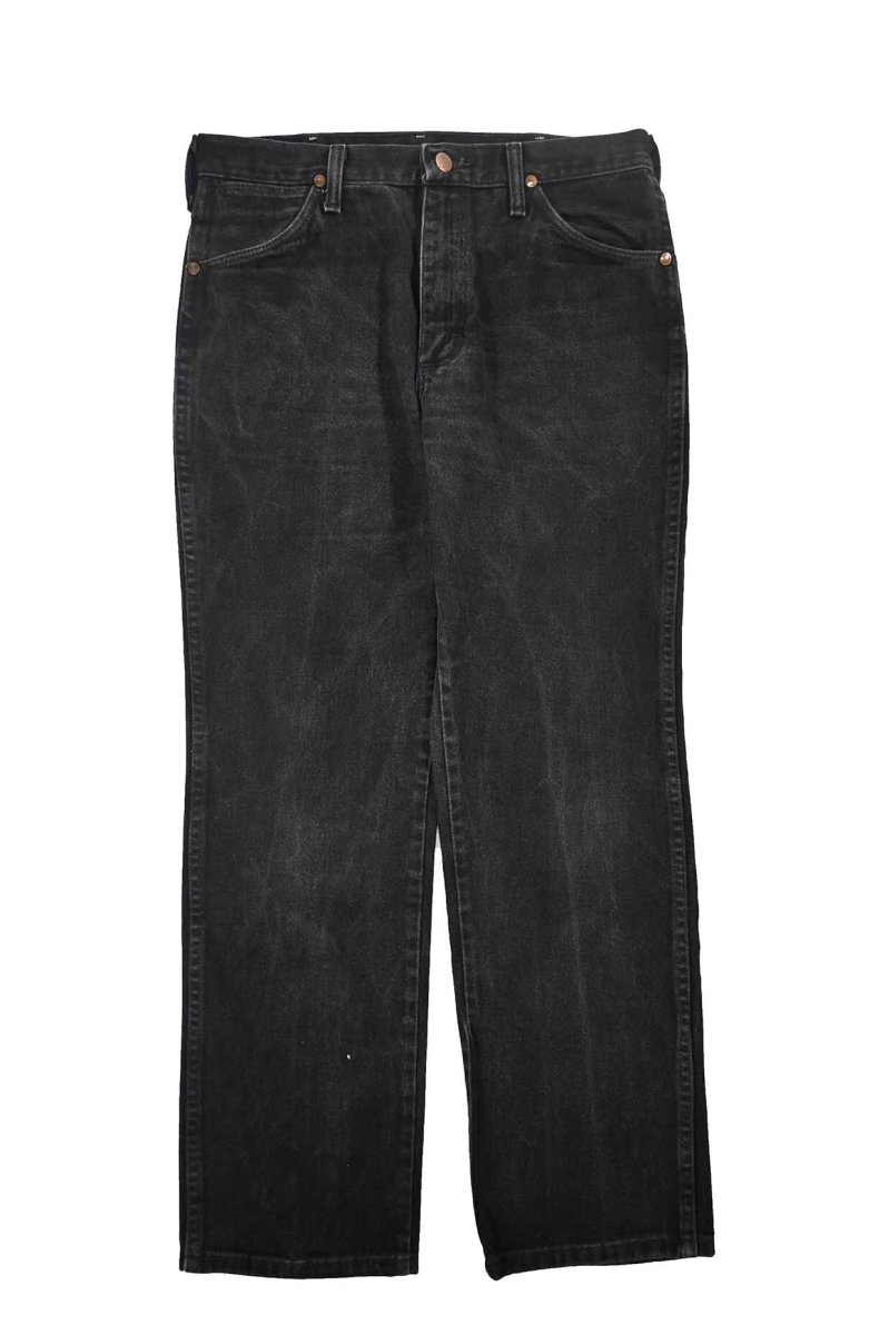 画像1: Used Wrangler 936WBK Denim Pants Black made in USA (1)