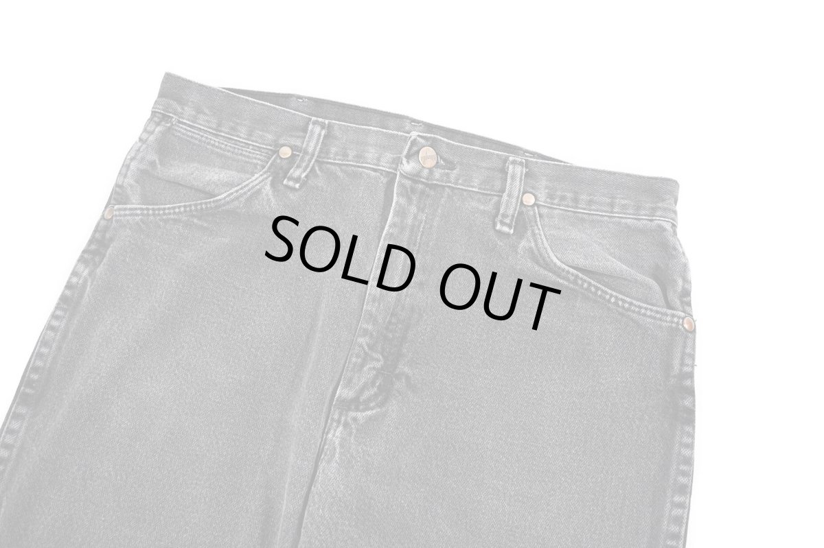 画像2: Used Wrangler 936WBK Denim Pants Black (2)