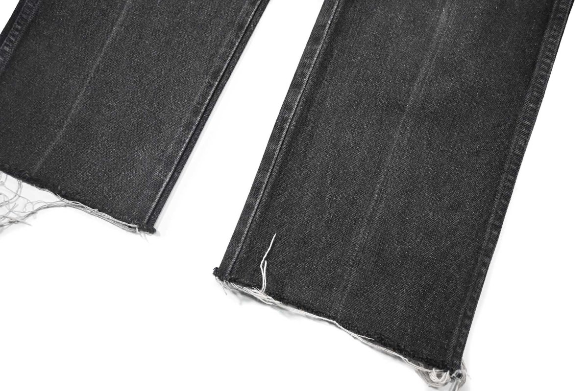 画像3: Used Wrangler 946BLKS Cut Off Denim Pants Black made in USA (3)