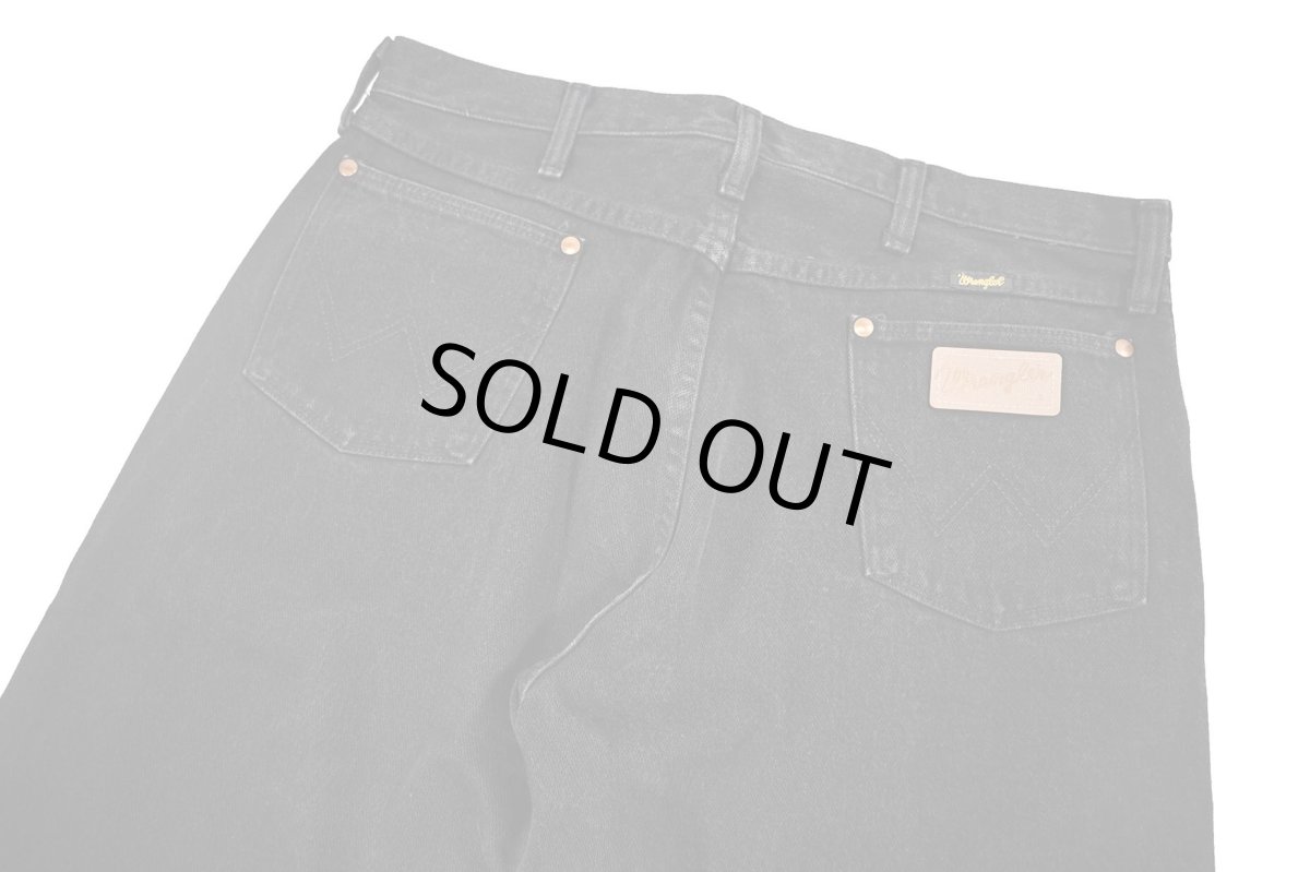 画像4: Used Wrangler 13MWZWK Denim Pants Black made in USA (4)