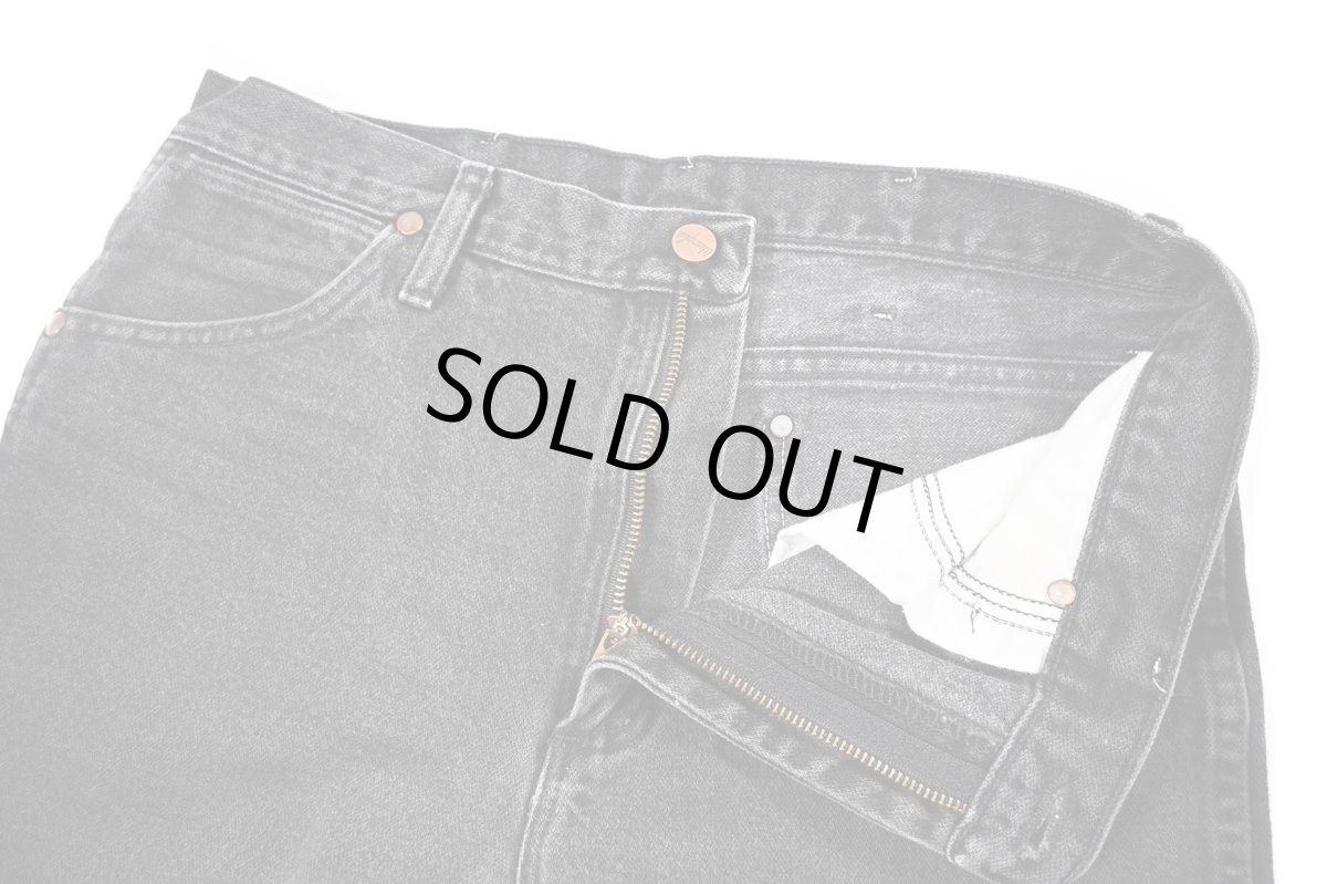 画像5: Used Wrangler 936WBK Denim Pants Black (5)