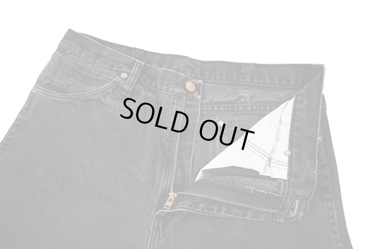 画像5: Used Wrangler 936WBK Denim Pants Black (5)