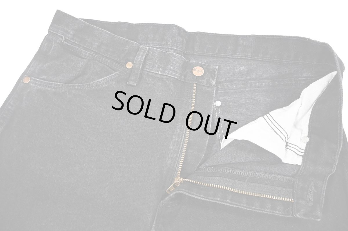 画像5: Used Wrangler 13MWZWK Denim Pants Black (5)