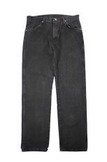 画像1: Used Wrangler 13MWZWK Denim Pants Black (1)