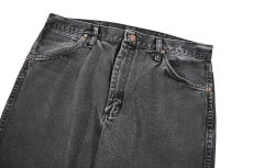 画像2: Used Wrangler 13MWZWK Denim Pants Black (2)