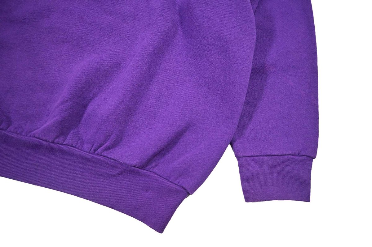 画像3: Used Fruit of the Loom Raglan Sleeve Blank Sweat Shirt Purple (3)
