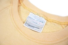 画像4: Used Fruit of the Loom Raglan Sleeve Blank Sweat Shirt Yellow (4)