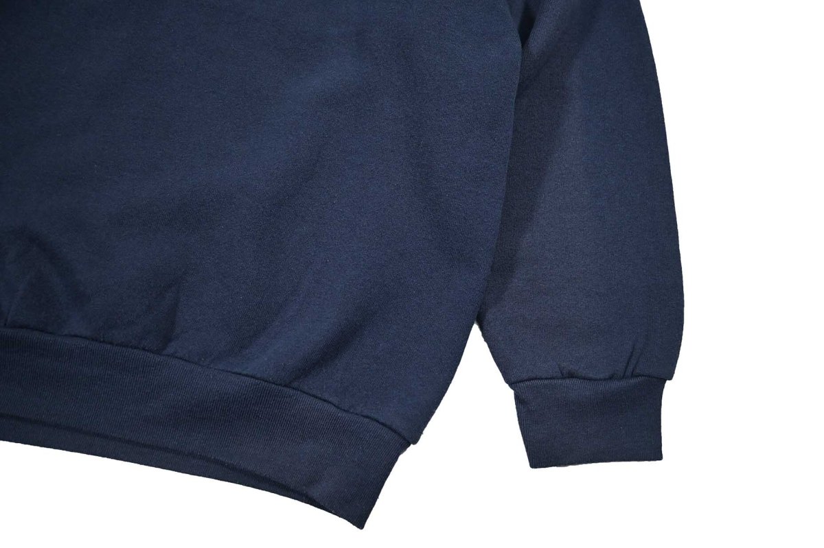 画像3: Used Fruit of the Loom Raglan Sleeve Blank Sweat Shirt Navy (3)