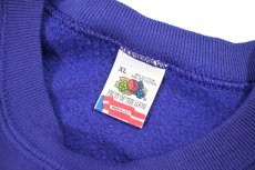 画像4: Used Fruit of the Loom Raglan Sleeve Blank Sweat Shirt Purple made in USA (4)