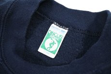 画像4: Used Discus Raglan Sleeve Blank Sweat Shirt Navy made in USA (4)