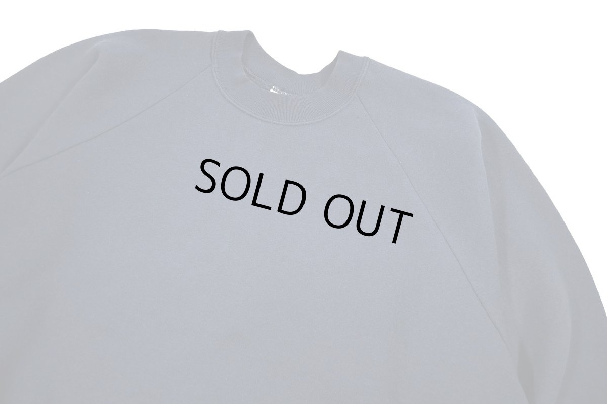 画像2: Used Fruit of the Loom Raglan Sleeve Blank Sweat Shirt Navy (2)