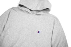 画像2: 90s Used Champion Reverse Weave Sweat Hoodie Ash made in USA (2)