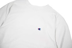 画像2: 80s Used Champion Reverse Weave Sweat Shirt White made in USA (2)