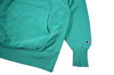 画像3: 90s Used Champion Reverse Weave Sweat Hoodie Jade made in USA (3)