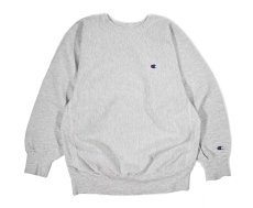 画像1: 90s Used Champion Reverse Weave Sweat Shirt Ash made in USA (1)