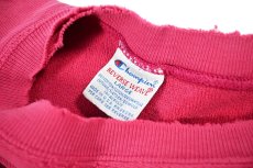 画像4: 90s Used Champion Reverse Weave Sweat Shirt Pink made in USA (4)