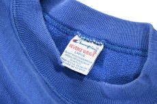 画像4: 90s Used Champion Reverse Weave Sweat Shirt Blue made in USA (4)