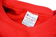 画像4: 90s Used Champion Reverse Weave Sweat Shirt Red made in USA (4)