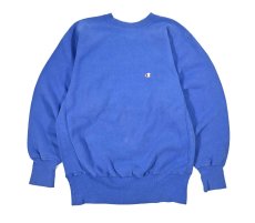 画像1: 90s Used Champion Reverse Weave Sweat Shirt Blue made in USA (1)