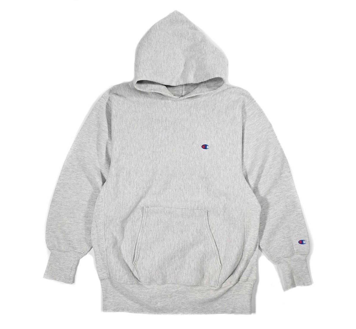 画像1: 90s Used Champion Reverse Weave Sweat Hoodie Ash made in USA (1)