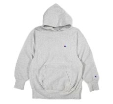 画像1: 90s Used Champion Reverse Weave Sweat Hoodie Ash made in USA (1)