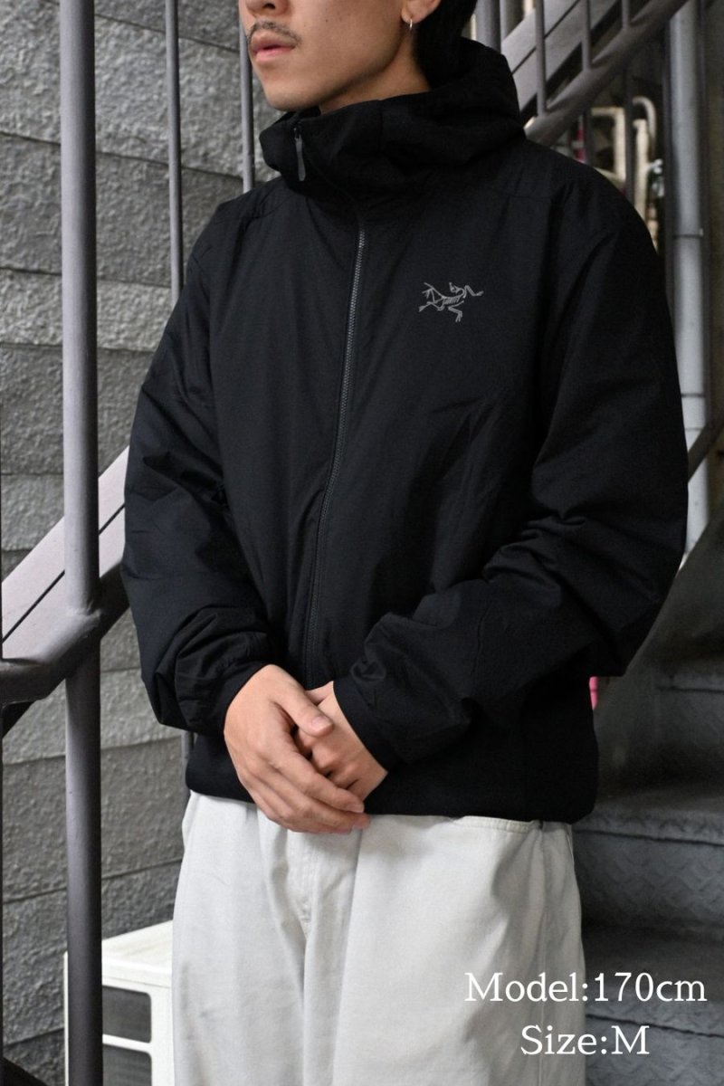 画像2: ARC'TERYX Atom Hoody Black アークテリクス (2)